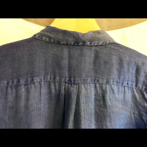 Calvin Klein Long Sleeve/RollUp Linen/Ramie - Picture 7 of 8